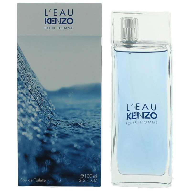 Kenzo Men's L'eau EDT Spray 3.3 oz (100 ml) 3274872333987