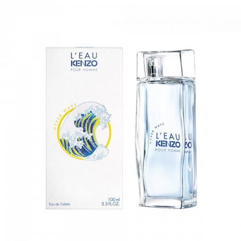 Kenzo Men's L'eau Hyper Wave EDT Spray 3.4 oz Fragrances 3274872407268