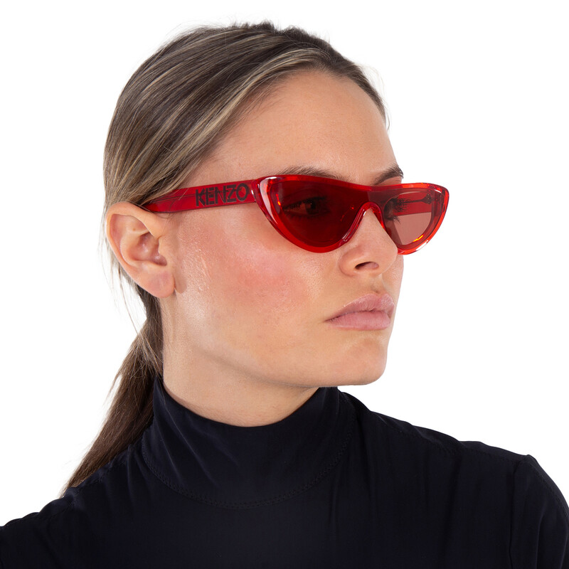 Kenzo Red Cat Eye Ladies Sunglasses KZ40007I 96E 00 0 145