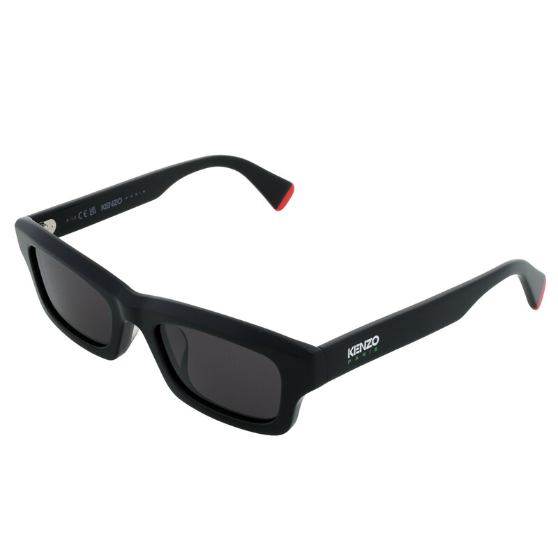Kenzo Smoke Square Unisex Sunglasses KZ40164U 01A 50 192337129186