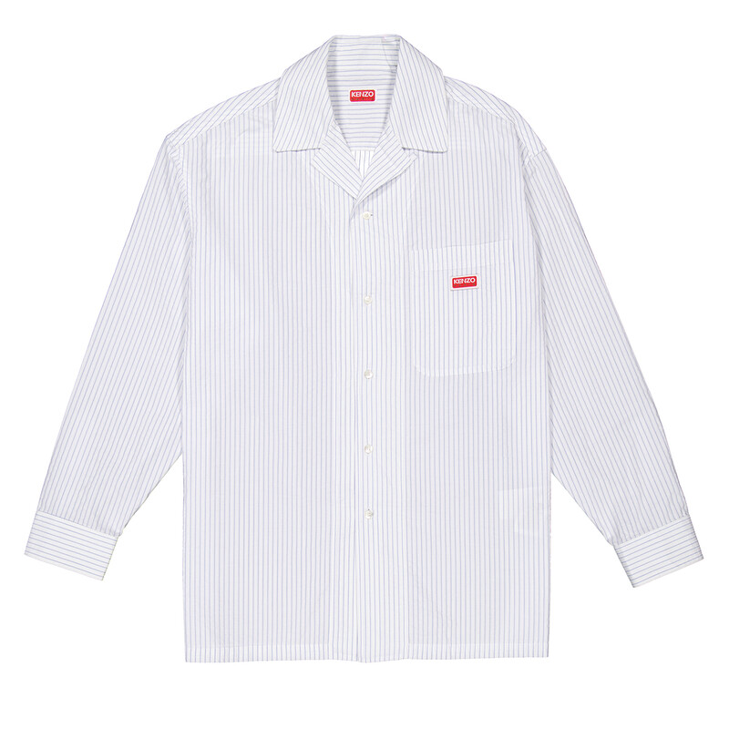 KENZO シャツ Kenzo Pop Crest Short Sleeve Shirt 'Oxford 'Blue'