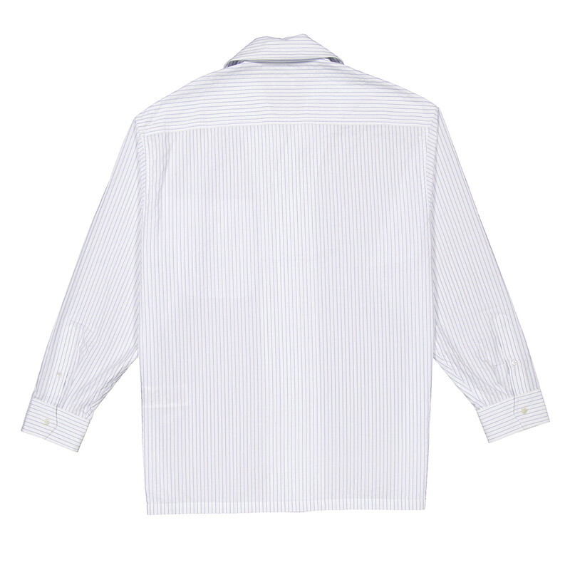 Kenzo Striped Long Sleeve Shirt, Size Medium FE55CH5249LD-63