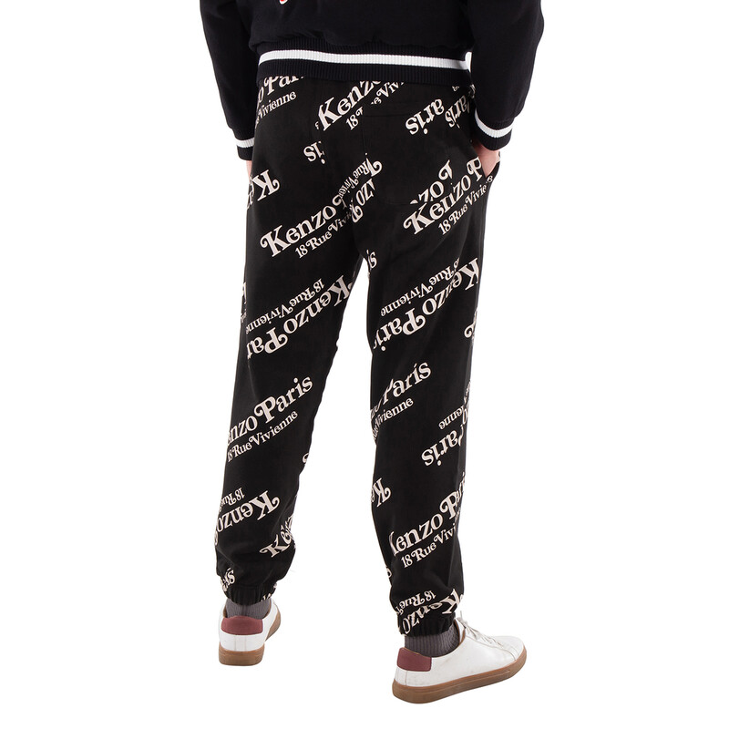 Kenzo Verdy Logo Print Joggers, Size Large FE58PA6034MG-99J