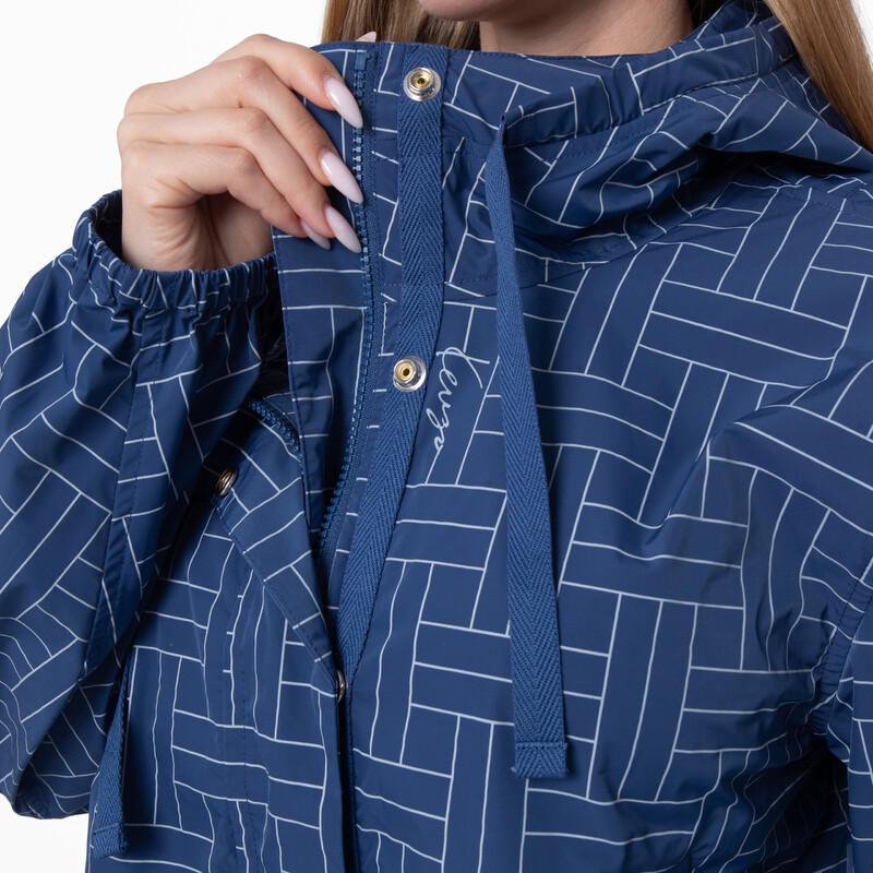 Kenzo Weave Short Windbreaker, Size X-Large FF52OU1419NJ-67