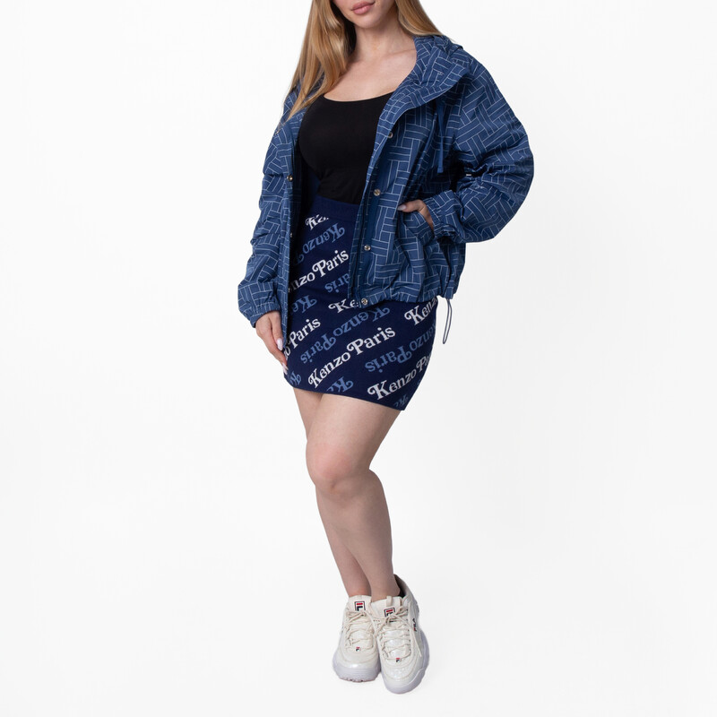 Kenzo Weave Short Windbreaker, Size X-Large FF52OU1419NJ-67