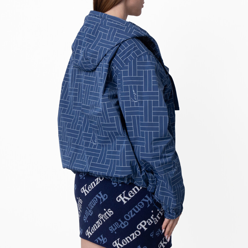 Kenzo Weave Short Windbreaker, Size X-Large FF52OU1419NJ-67