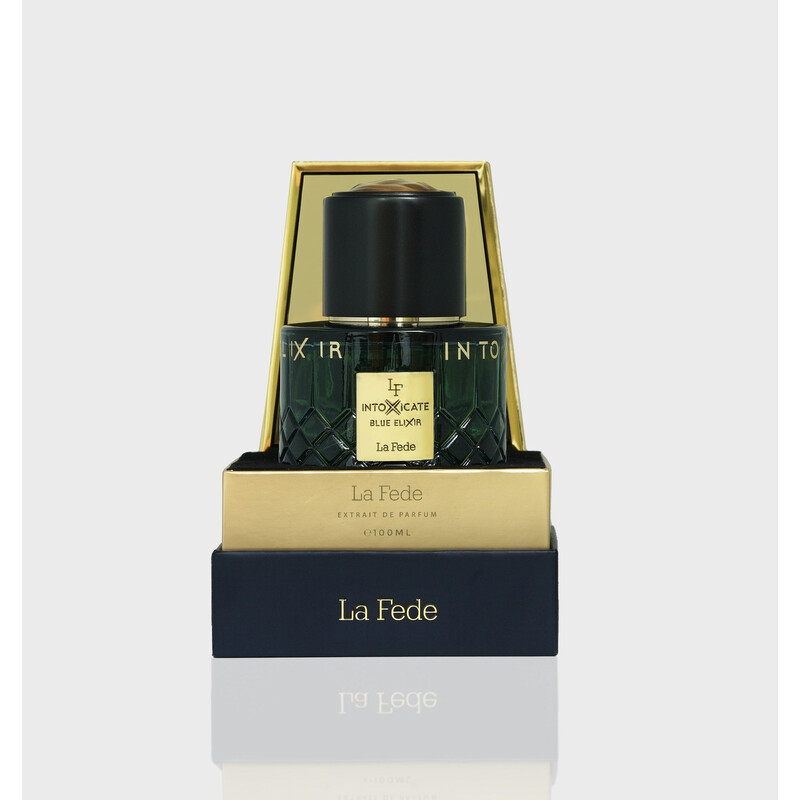 香水(男性用) Khadlaj  Khadlaj Men's Intoxicate Blue Elixir EDP Spray 3.4 oz Fragrances