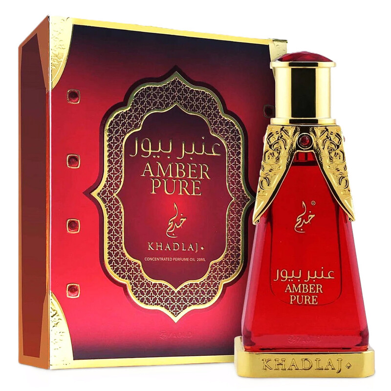 Khadlaj Unisex Amber Pure Perfume Oil 0.7 oz Fragrances