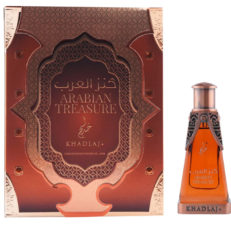 Khadlaj Unisex Arabian Treasure Perfume Oil 0.7 oz Fragrances