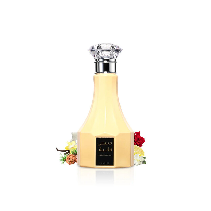 Khadlaj Unisex Musky Vanilla EDP (Alcohol Free) Spray 3.4 oz