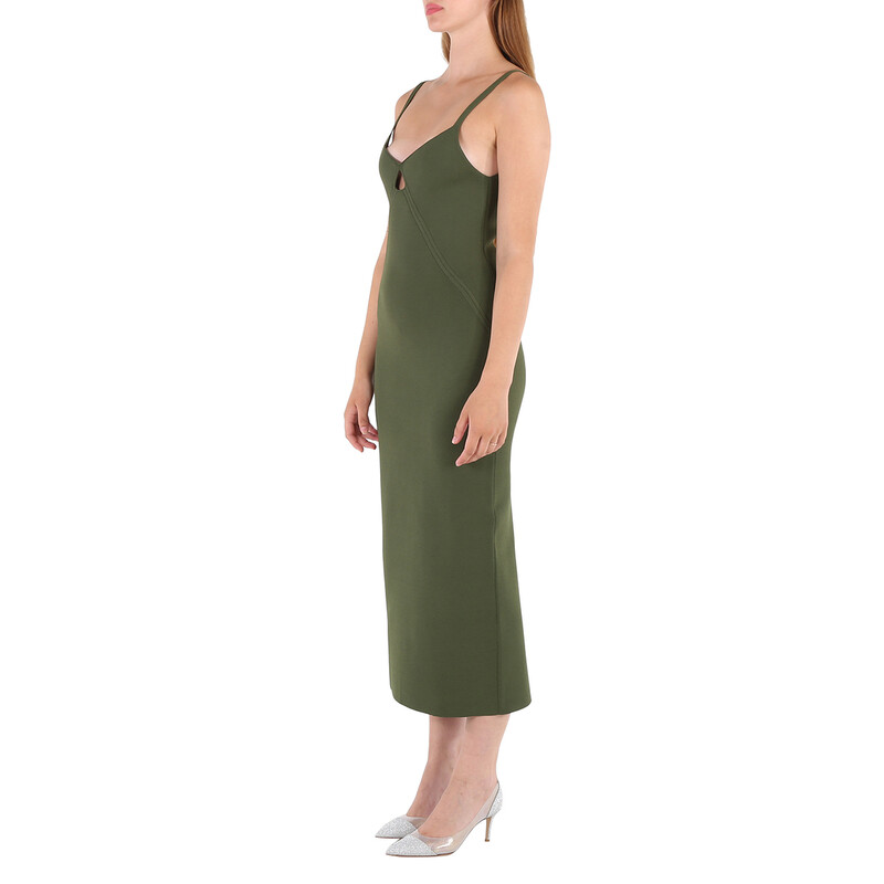 Khaite Ladies Seaweed Green Eden Knit Maxi Dress, Size Small 8854400 -  Clothing - Jomashop