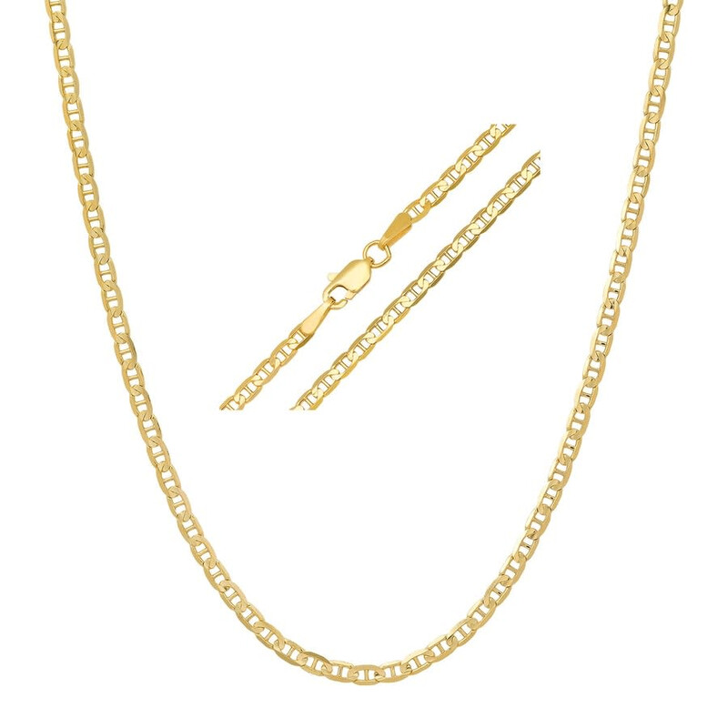 Kylie Harper Men's 14k Solid Yellow Gold 2.25mm Gucci / Mariner