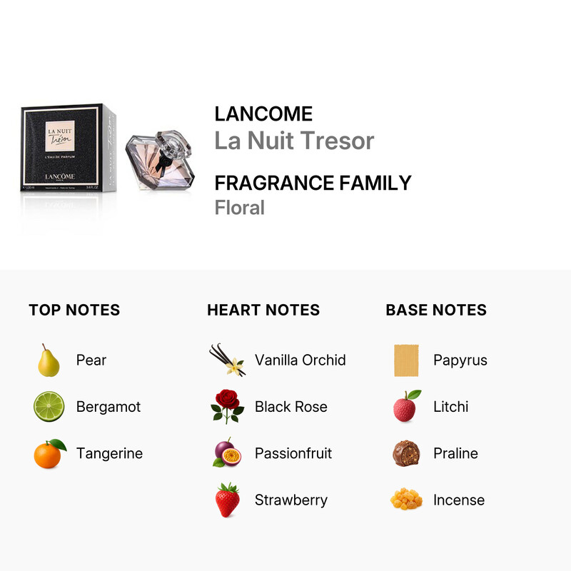 Lancome La Nuit Tresor / Lancome EDP Spray 3.4 oz (100 ml) (w