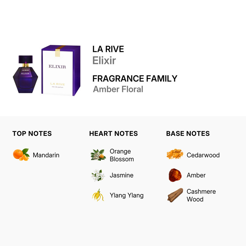 La Rive Ladies Elixir EDP Spray 3.3 oz Fragrances 5903719644358