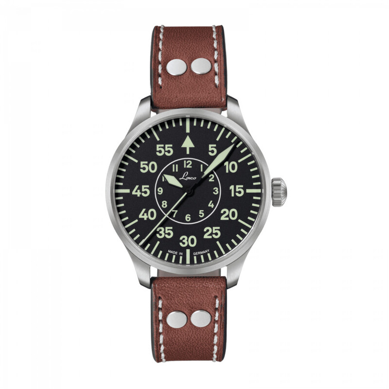 Laco Aachen Automatic Black Dial Unisex Watch 861990 4260314414818