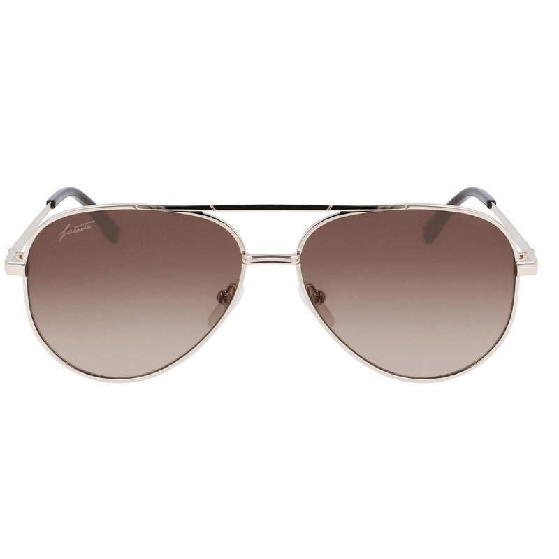 Lacoste Brown Gradient Pilot Unisex Sunglasses L233S 714 60 Lacoste Brown Gradient Pilot Unisex Sunglasses L233S 714 60