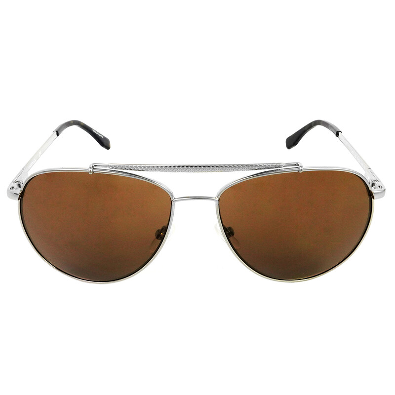 Lacoste Brown Pilot Unisex Sunglasses L177S 033 57 886895284493