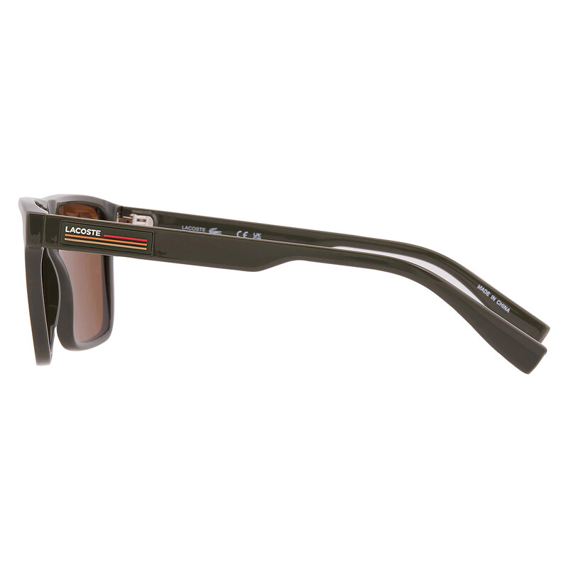 Lacoste Brown Square Men's Sunglasses L6027S 275 57 886895633864