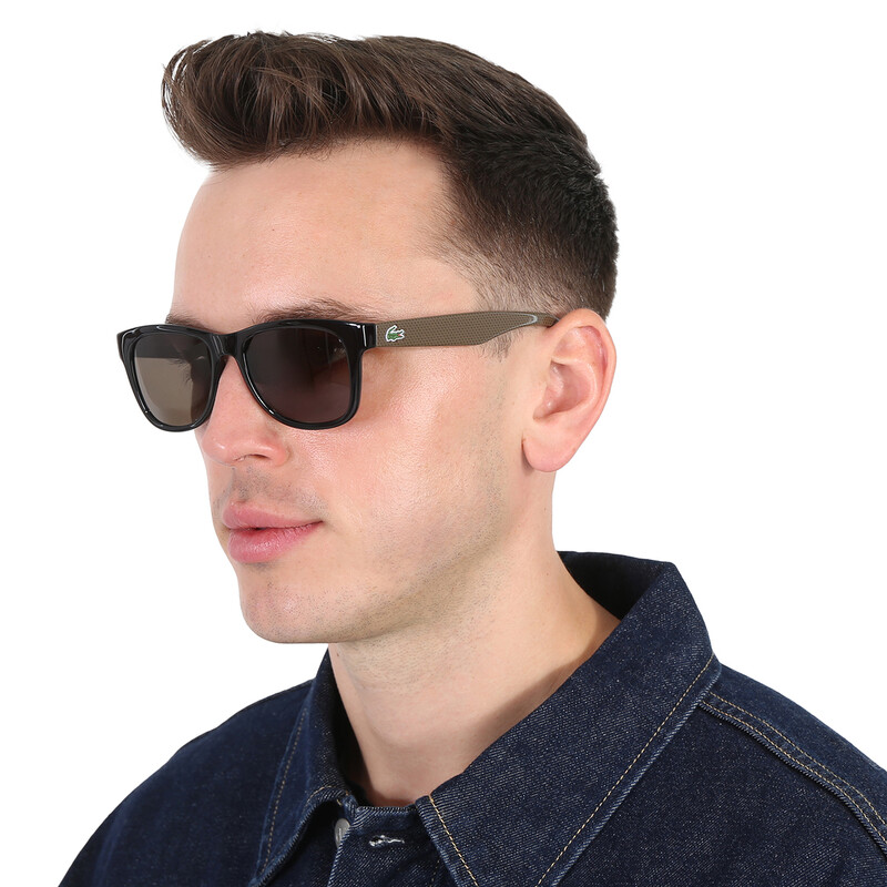 Lacoste Brown Square Unisex Sunglasses L734S 001 52 883121973480