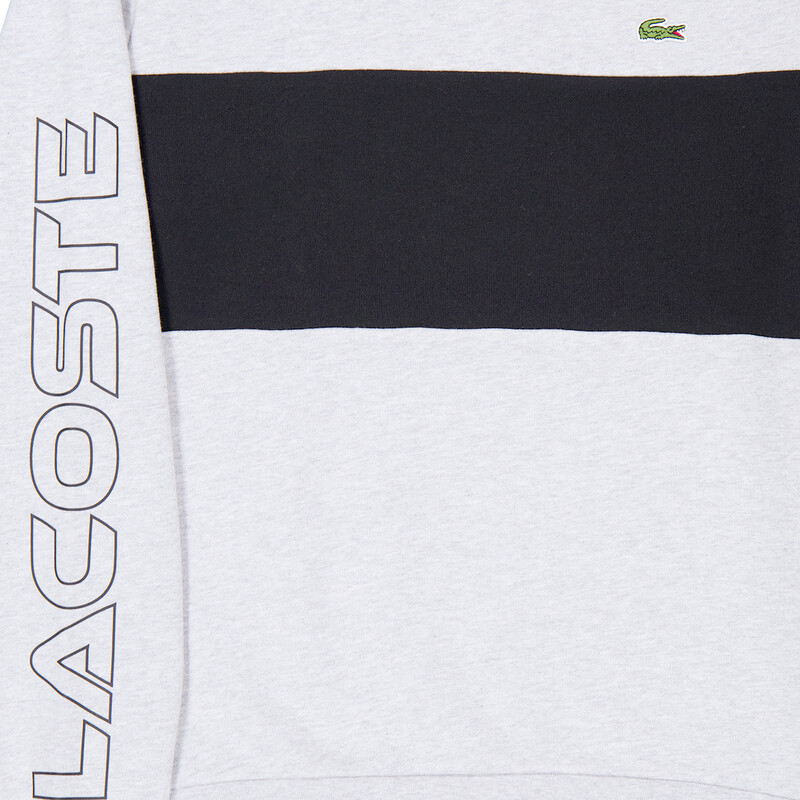 Lacoste Colorblock Classic-Fit Sweatshirt, Brand Size 3 (Small) SH1433 ...