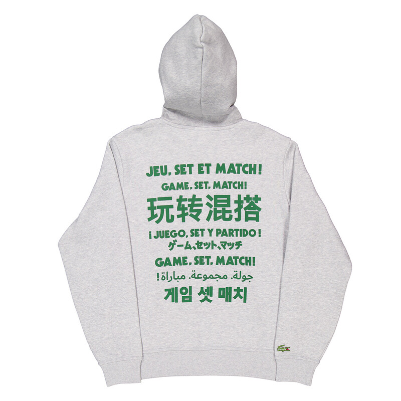 Lacoste Crew Neck Hoodie, Size Small SH0132-MO-CCA - Clothing