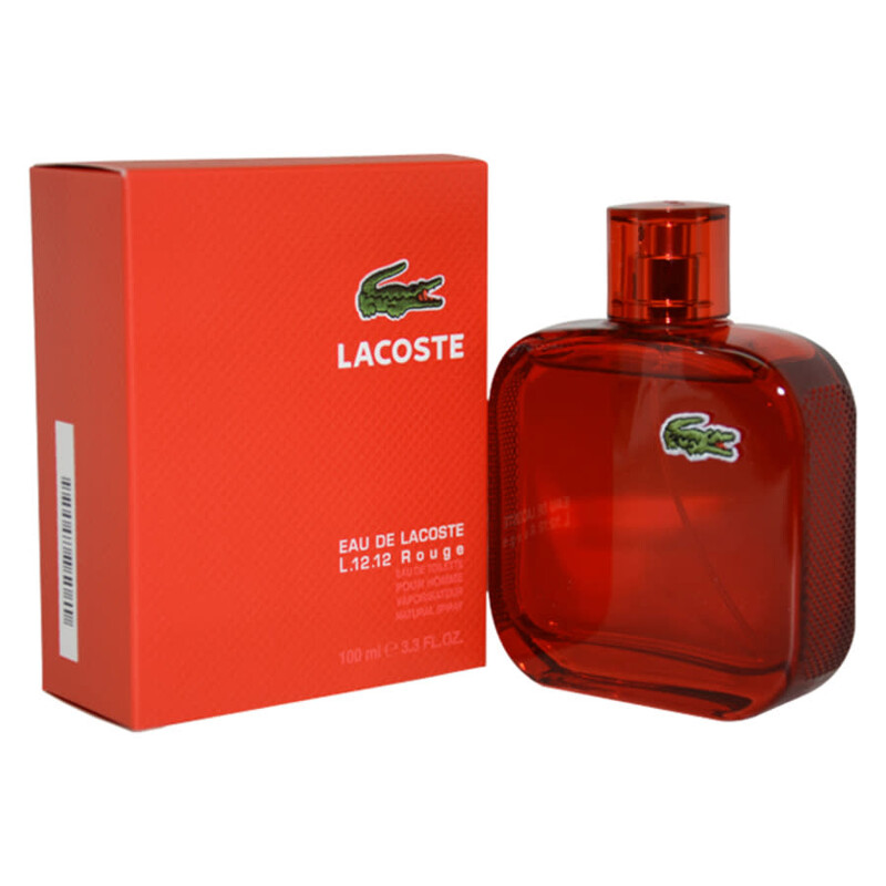 Lacoste L.12.12 Rouge by Lacoste EDT Spray 3.3 oz (m) 737052517667