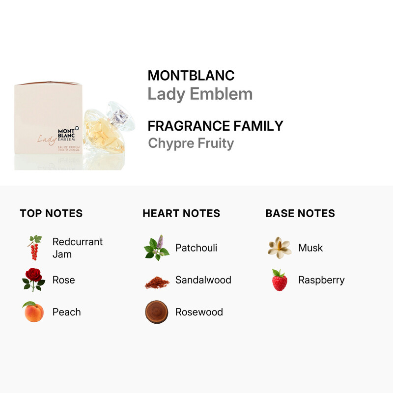 Montblanc Lady Emblem / Mont Blanc EDP Spray 2.5 oz (75 ml) (w