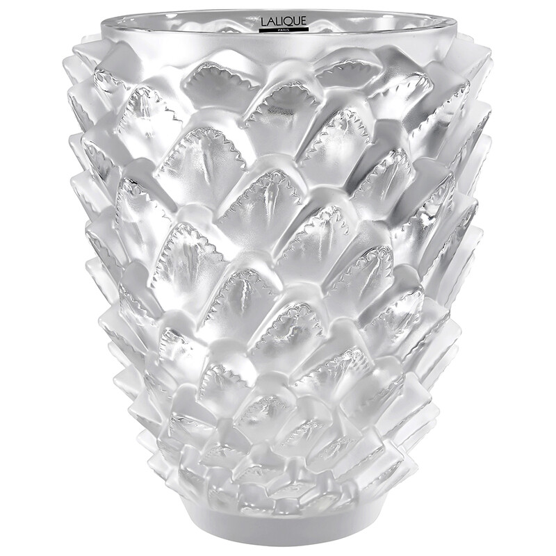 Lalique Agave Clear Crystal Vase 10489500 - Crystals & Figurines