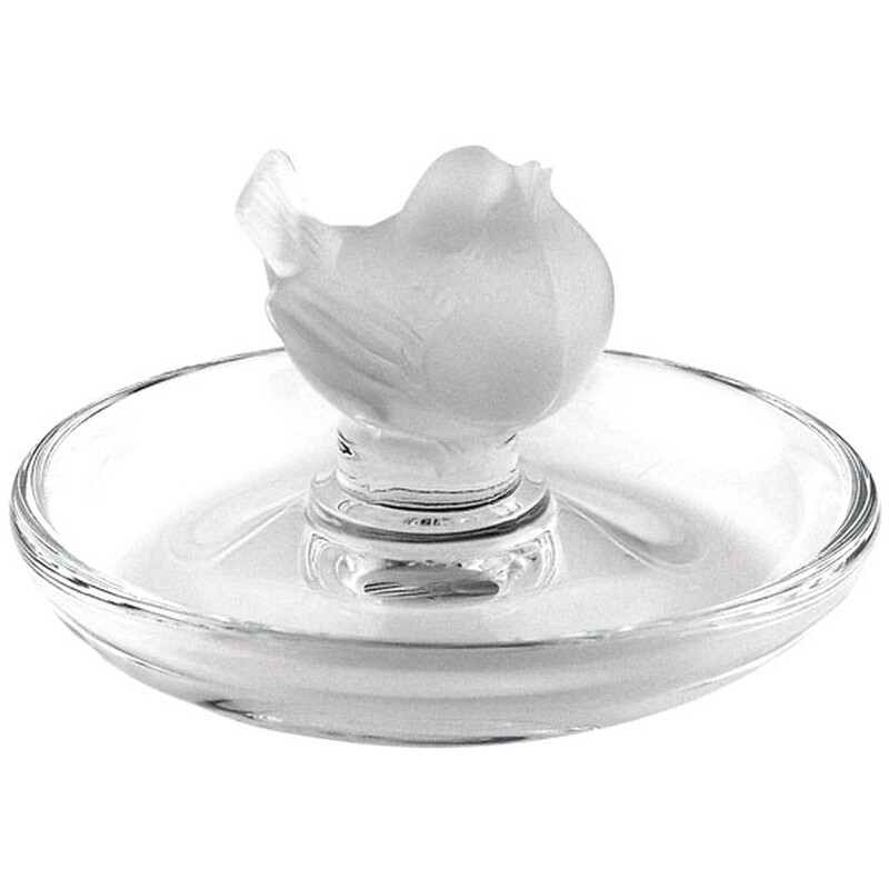 Lalique Pinson Finch Ring/Pin Tray