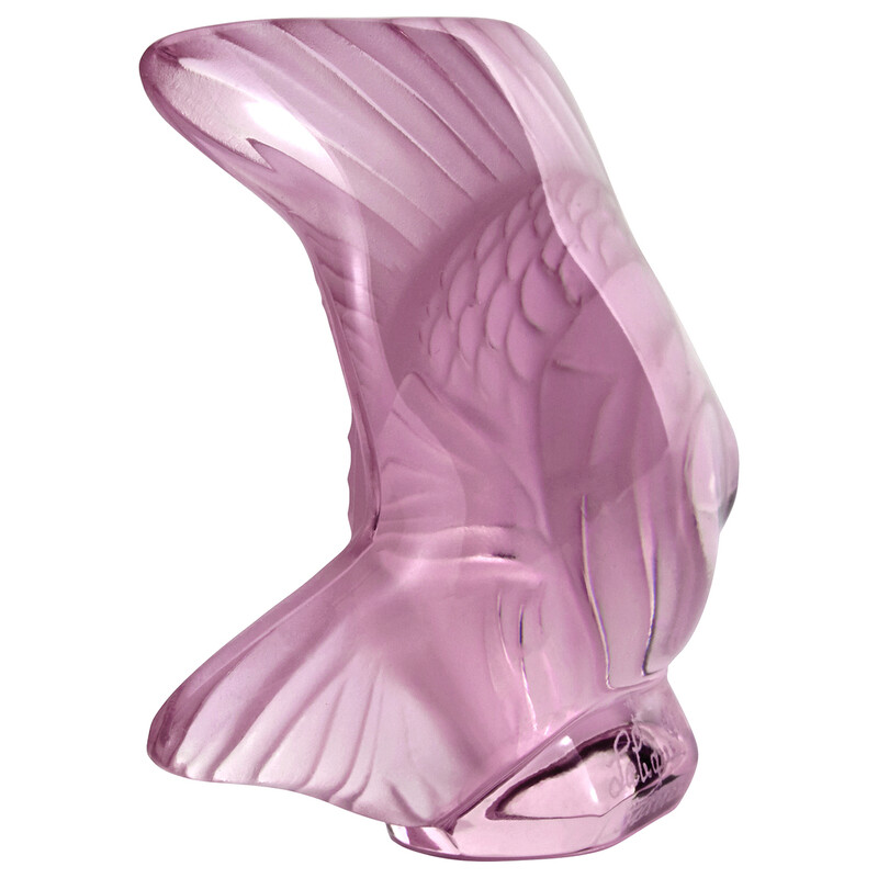 Lalique Pink Crystal Fish No. 24 - 3002800 090592024164 - Crystals
