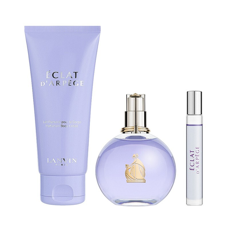 Lotion Éclat New Era 60ml & Savon 2種セット Lanvin Ladies Eclat D'Arpege 3pcs EDP Gift Set Fragrances
