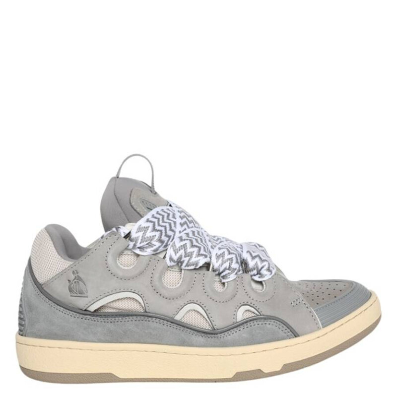 Lanvin Leather Curb Sneakers, Brand Size 35 ( US Size 4 ) FW