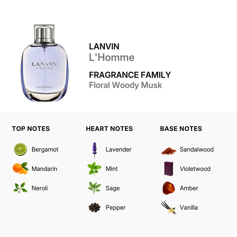 Lanvin Lhomme / Lanvin EDT Spray 3.4 oz (m) 3386461515732