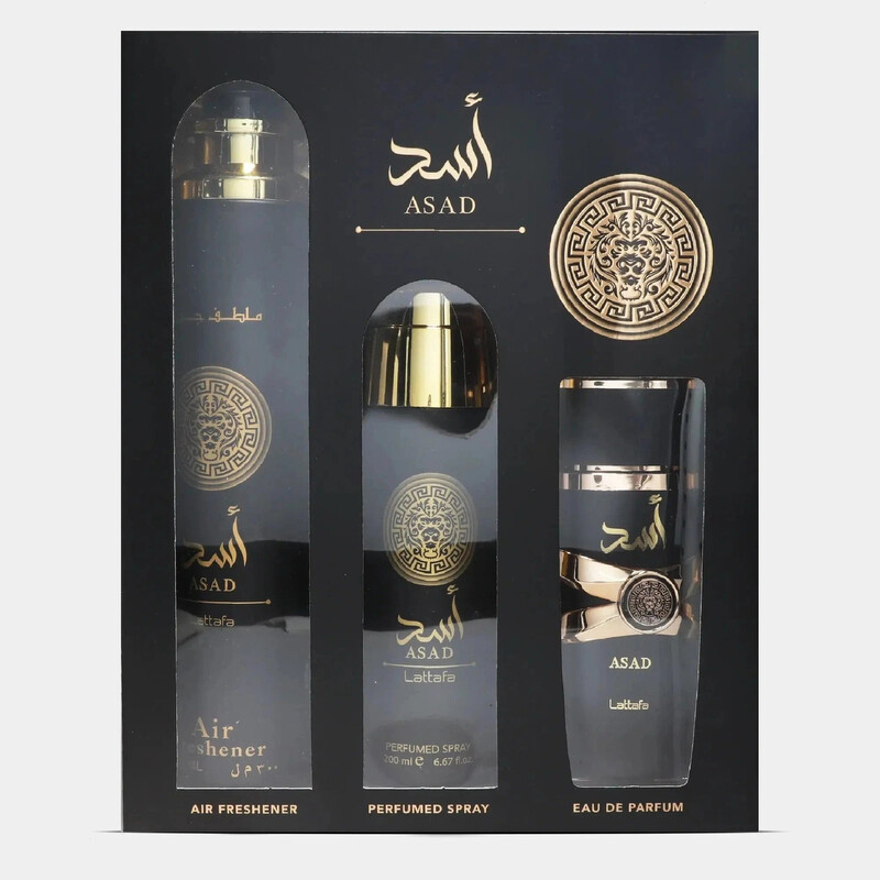 Lattafa Asad Gift Set Fragrances 6290362341192 - Fragrances, Asad