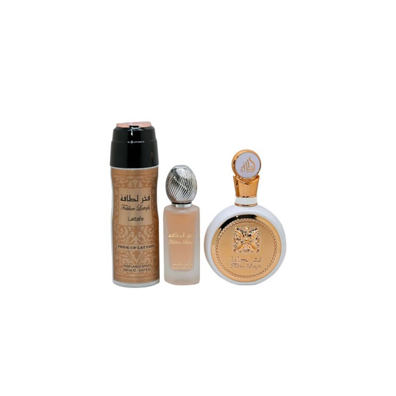 Lattafa Ladies Fakhar Gift Set Fragrances 6290362340089