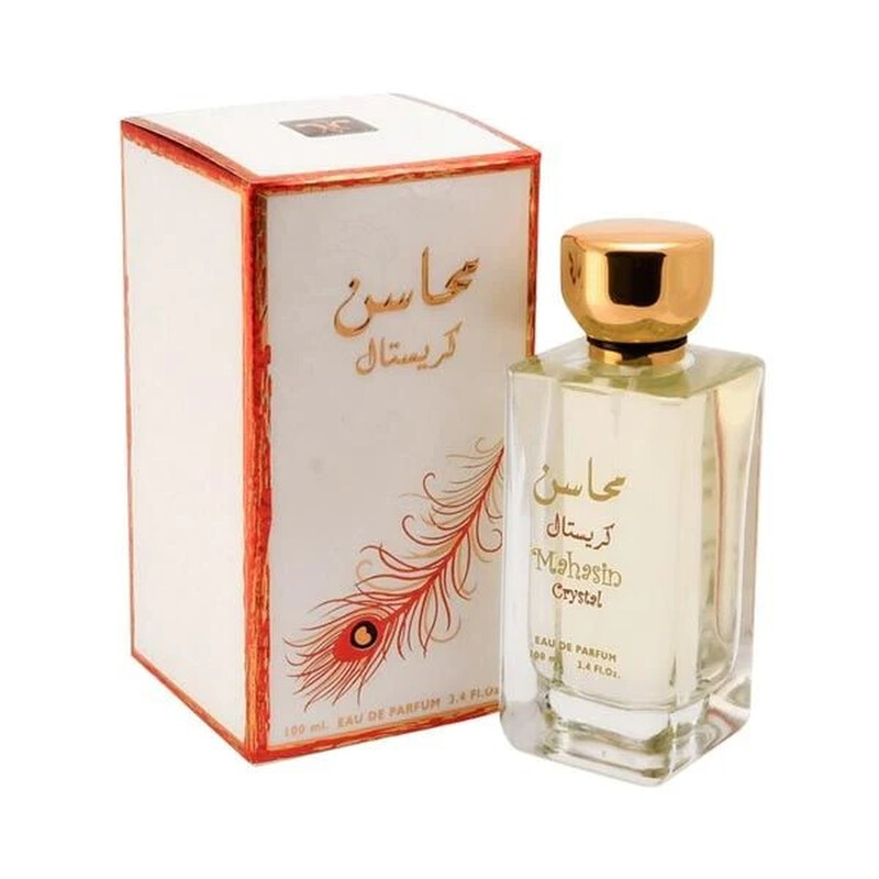 Lattafa Ladies Mahasin Crystal EDP Spray 3.4 oz Fragrances