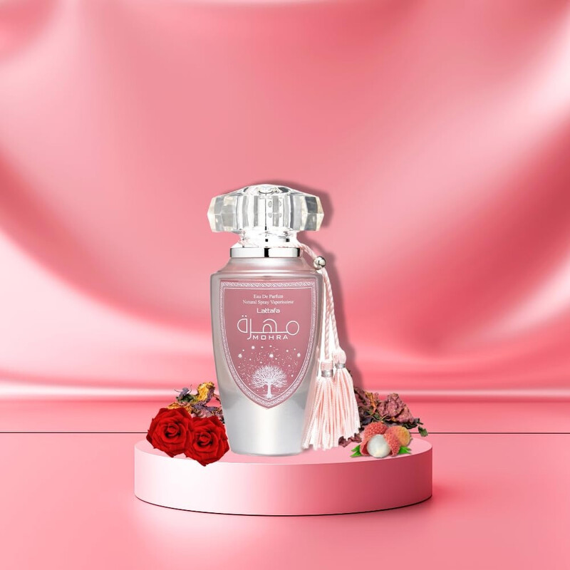 Lattafa Ladies Mohra Silky Rose EDP Spray 3.4 oz Fragrances
