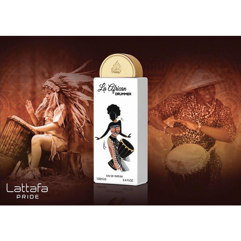 Lattafa Ladies Pride La African Drummer EDP 3.4 oz Fragrances
