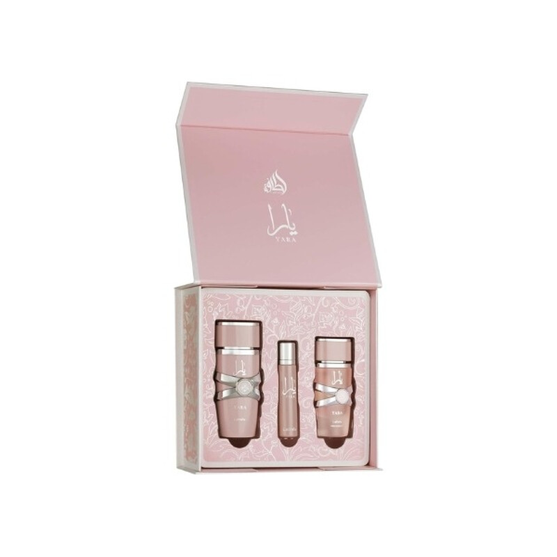 Lattafa Ladies Yara 3pcs EDP Gift Set Fragrances 6290362349235