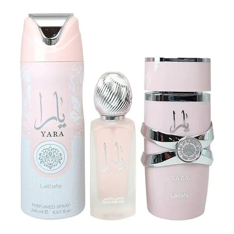 Lattafa Ladies Yara Gift Set Fragrances 6290362340027 - Fragrances
