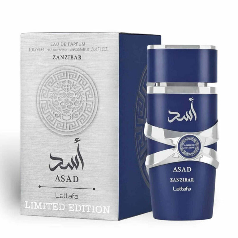Lattafa Men's Asad Zanzibar Limited Edition EDP Spray 3.4 oz Fragrances 6290362347101
