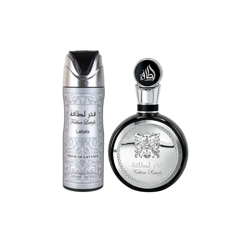 Lattafa Men's Fakhar 2pcs EDP Gift Set Fragrances 6290362349105