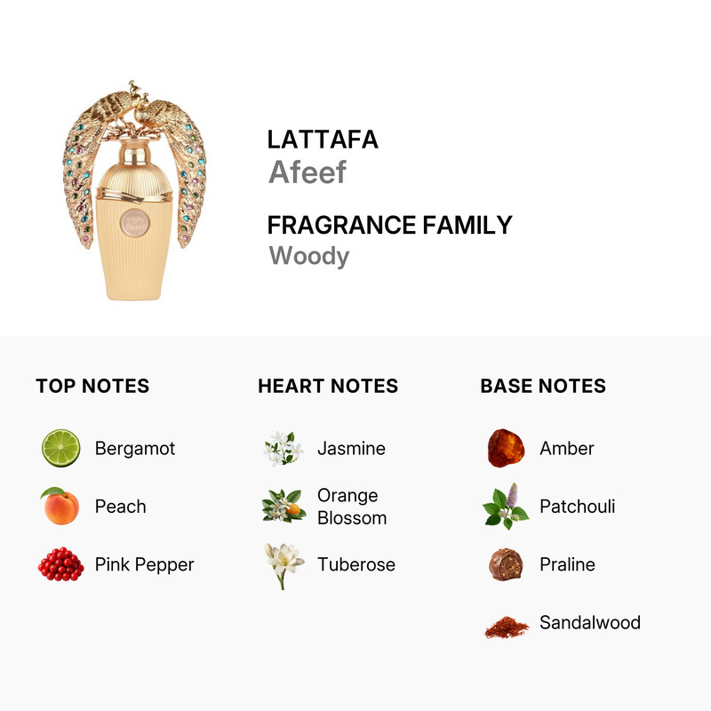 Lattafa Unisex Afeef EDP Spray 3.4 oz Fragrances 6290360598888