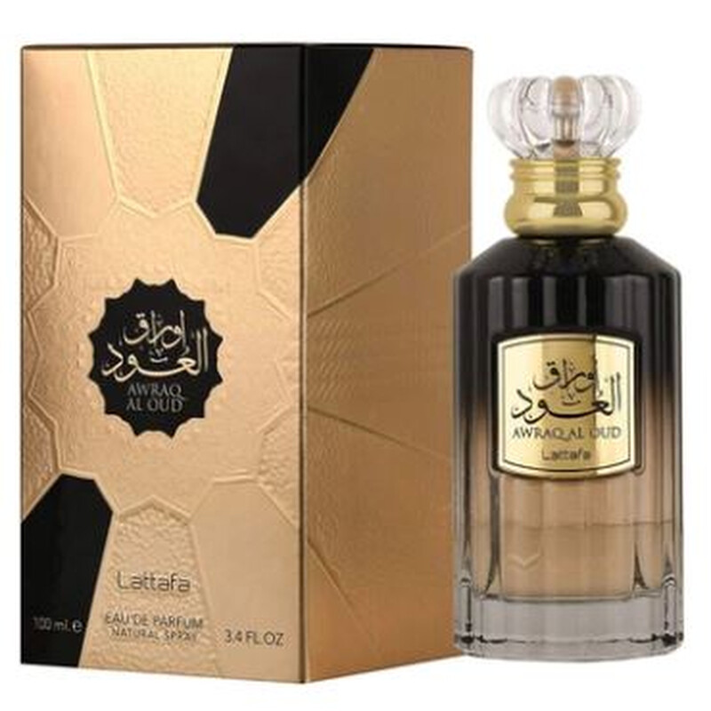 Lattafa Unisex Awraq Al Oud EDP Spray 3.4 oz Fragrances 6291107453675