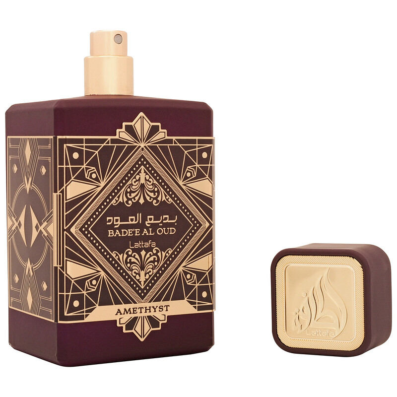 Lattafa Unisex Bade'e Al Oud Amethyst EDP Spray 3.38 oz Fragrances