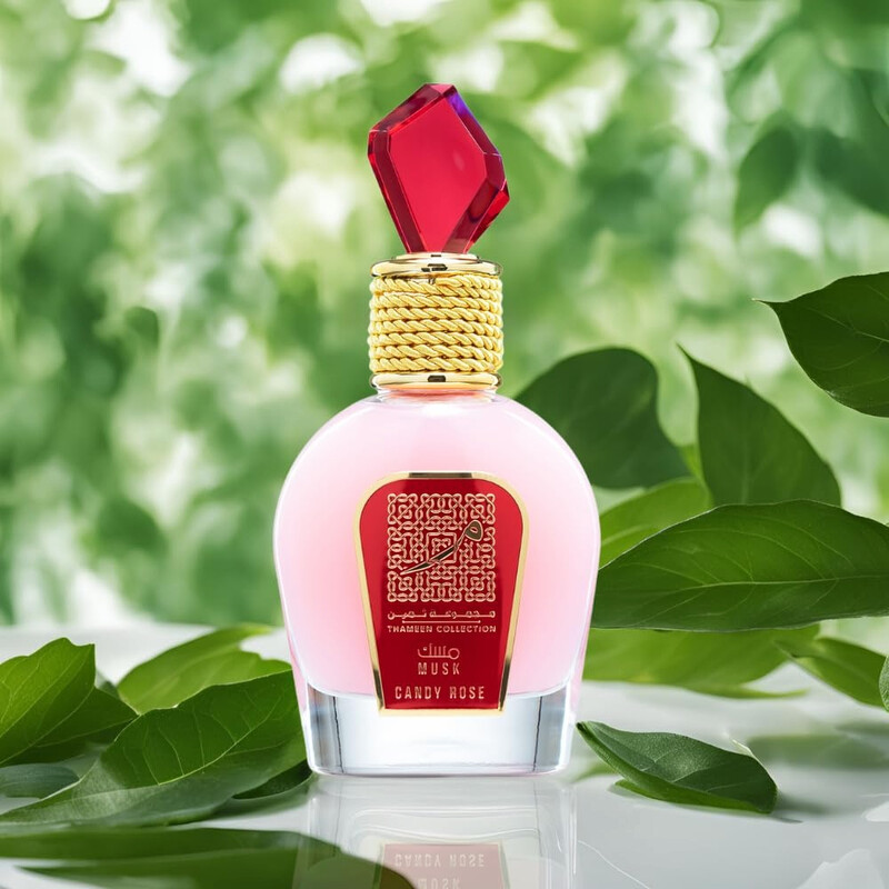 Lattafa Unisex Candy Rose Thameen Collection Musk EDP Spray 3.4 oz