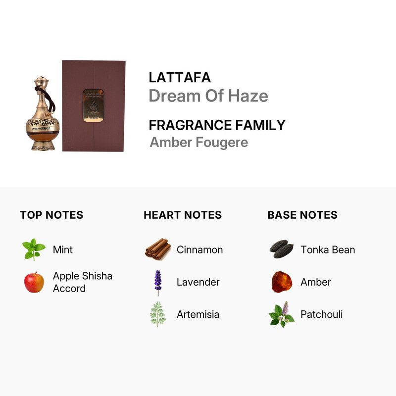 Lattafa Unisex Dream Of Haze EDP 3.4 oz Fragrances 6290362347163