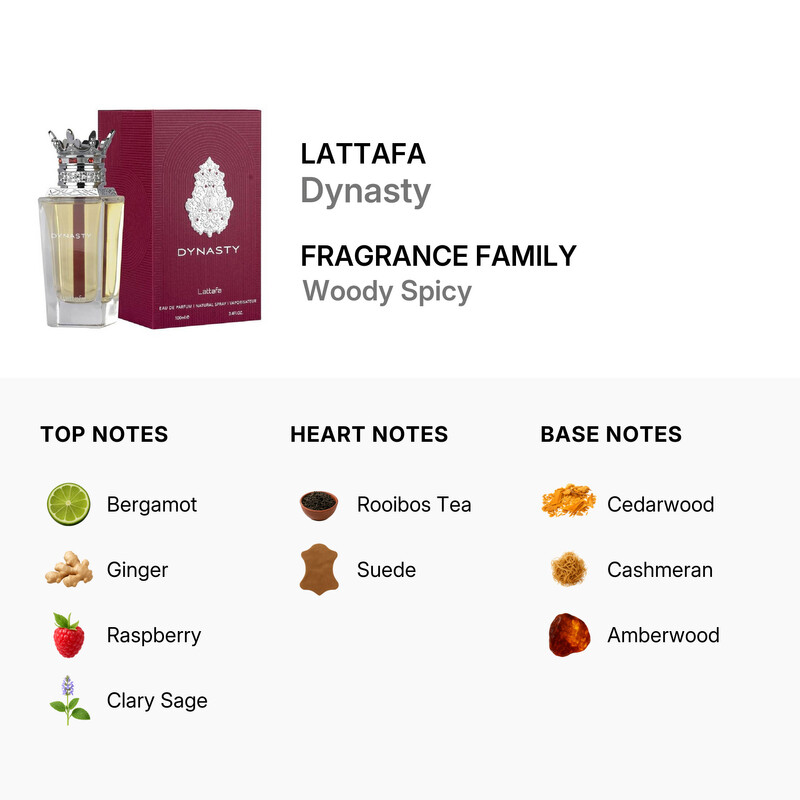 Lattafa Unisex Dynasty EDP Spray 3.4 oz Fragrances 6290360598857