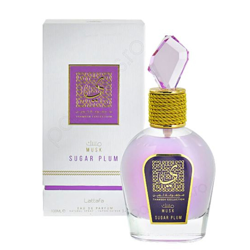 【正規品】新品 lattafa ドバイ 香水 ムスク シュガープラム Lattafa Unisex Musk Sugar Plum EDP Spray 3.4 oz Fragrances