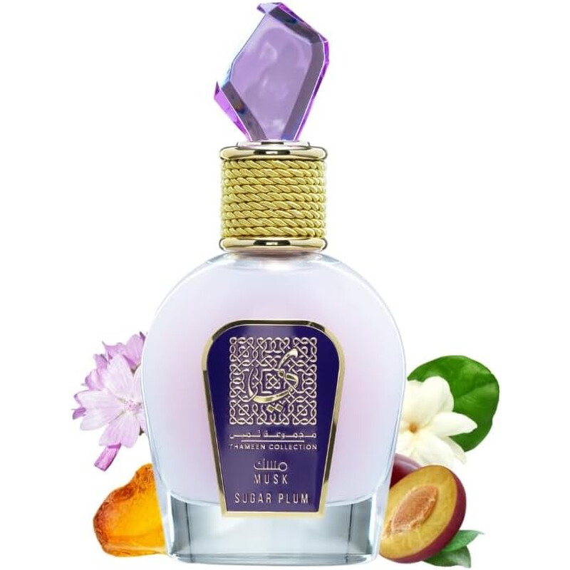 Lattafa Unisex Musk Sugar Plum EDP Spray 3.4 oz Fragrances